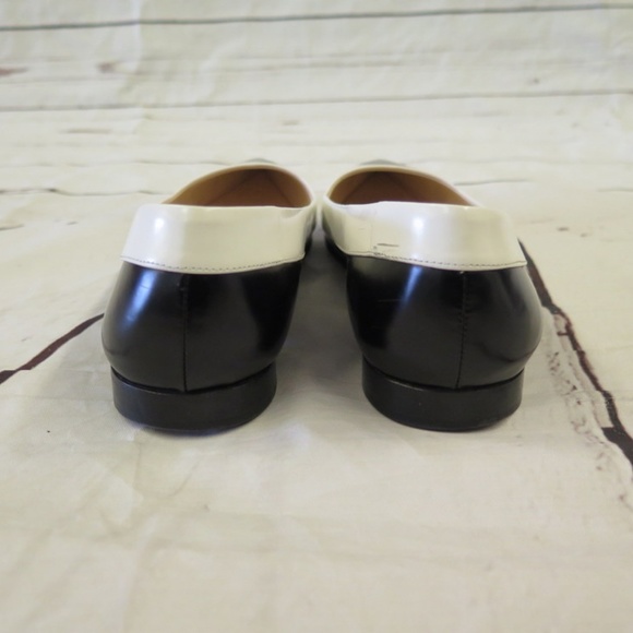 Prada Flats Black & White Bi-Color Spazzolato - Picture 5 of 7